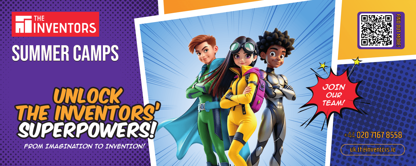The Inventors Summer Camps heroes banner